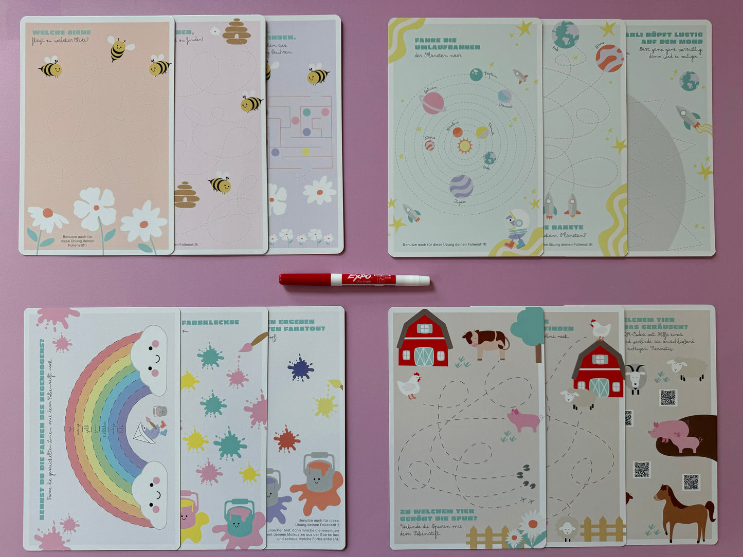 Schwungübungen Set 1